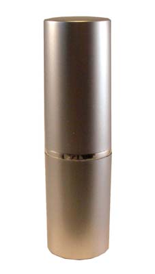 12.7mm Matt Silver Lipstick Tube - Click Image to Close